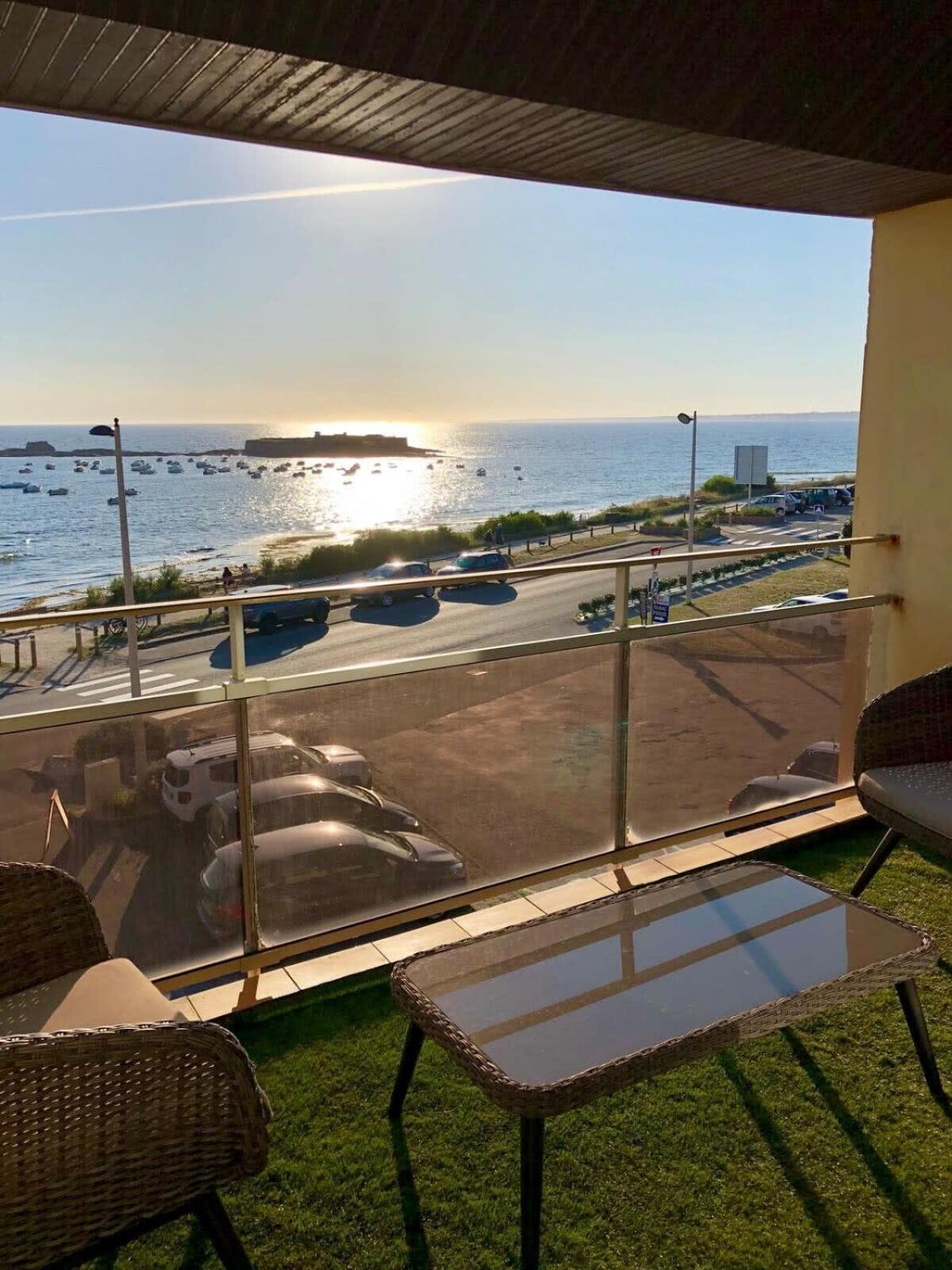 Magnifique Duplex Super Cosy Vue Mer 180 Ploemeur Exterior foto